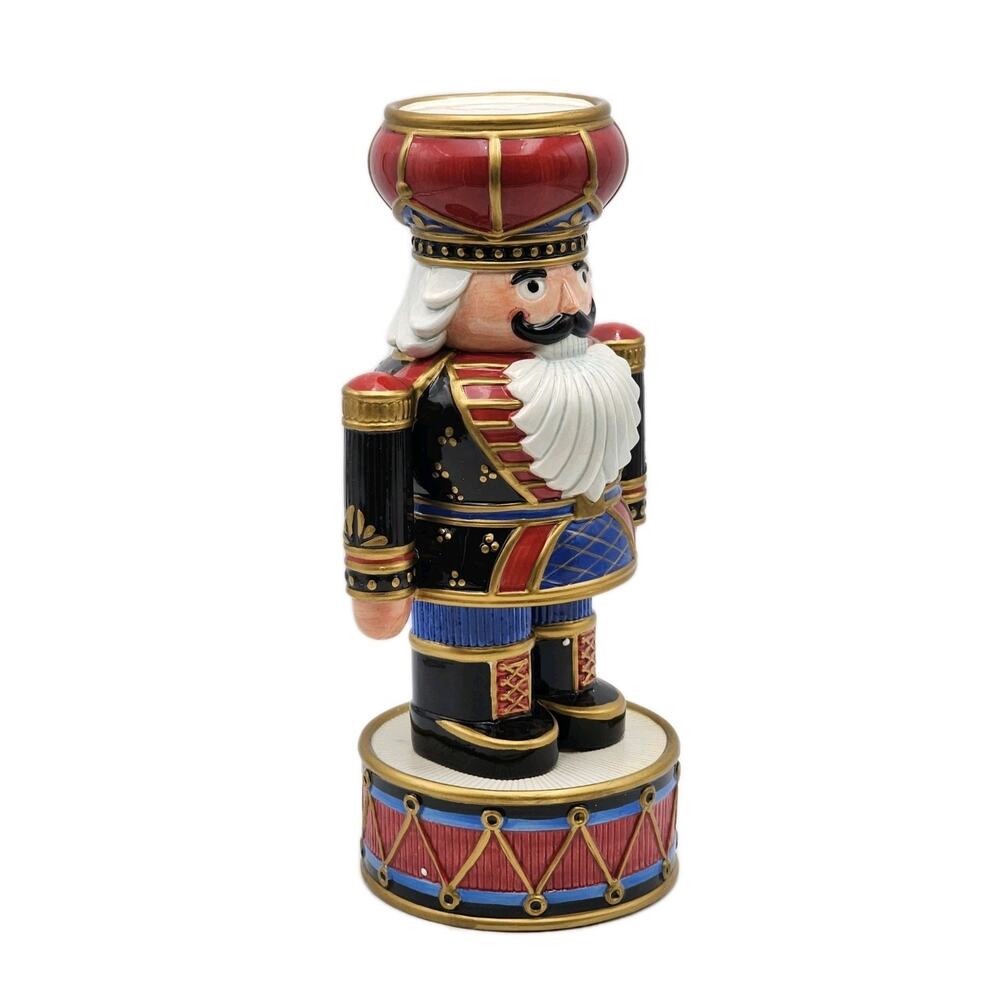 Fitz And Floyd Nutcracker Small Candleholder 13" Original Box 619/396 VTG 2005 - Picture 5 of 16
